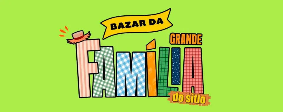 Bazar solidário A Grande Família do Sítio